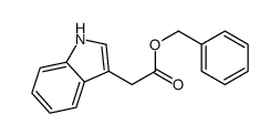 benzyl 2-(3-indolyl)acetate结构式