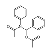 [(N-acetylanilino)-phenylmethyl] acetate结构式