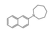 Hexahydro-1-(2-naphtyl)-1H-azepine structure