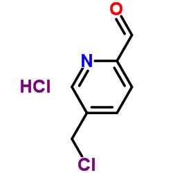 5-(Chloromethyl)pyridine-2-carbaldehyde hydrochloride结构式