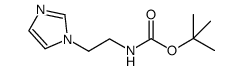 Carbamic acid, [2-(1H-imidazol-1-yl)ethyl]-, 1,1-dimethylethyl ester (9CI)结构式
