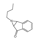 1-butyl-1a,6a-dihydroindeno[1,2-b]azirin-6-one结构式