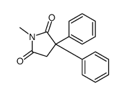 1-methyl-3,3-diphenylpyrrolidine-2,5-dione Structure