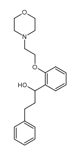 1-[2-(2-morpholin-4-yl-ethoxy)-phenyl]-3-phenyl-propan-1-ol Structure