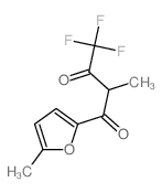 4,4,4-trifluoro-2-methyl-1-(5-methyl-2-furyl)butane-1,3-dione Structure