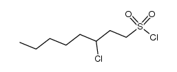 3-chloro-octanesulfonyl chloride结构式