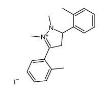 1,2-Dimethyl-3,5-di-o-tolyl-3,4-dihydro-2H-pyrazol-1-ium; iodide Structure