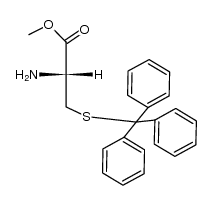 S-trityl-L-cysteine methyl ester Structure