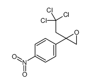 2-(4-nitrophenyl)-2-(2,2,2-trichloroethyl)oxirane结构式