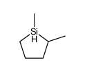 1,2-dimethyl-silacyclopentane Structure