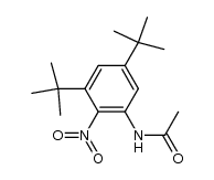 acetic acid-(3,5-di-tert-butyl-2-nitro-anilide) Structure