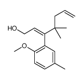 3-(2-methoxy-5-methylphenyl)-4,4-dimethylhepta-2,6-dien-1-ol Structure