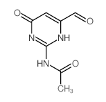 N-(4-formyl-6-oxo-3H-pyrimidin-2-yl)acetamide结构式