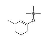 trimethyl-(3-methylcyclohexa-1,3-dien-1-yl)oxysilane结构式