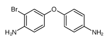 4-(4-aminophenoxy)-2-bromoaniline结构式