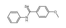 4-methoxy-N-phenyl-selenobenzamide Structure