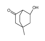 Bicyclo[2.2.2]octanone, 6-hydroxy-4-methyl-, (1R,4S,6R)- (9CI) Structure
