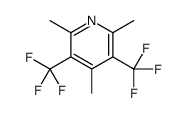 2,4,6-trimethyl-3,5-bis(trifluoromethyl)pyridine Structure