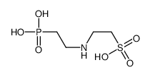 2-(2-phosphonoethylamino)ethanesulfonic acid结构式