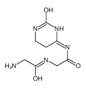 2-amino-N-[2-oxo-2-[(2-oxo-5,6-dihydro-1H-pyrimidin-4-yl)amino]ethyl]acetamide结构式
