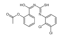 [2-[(2,3-dichlorophenyl)carbamothioylcarbamoyl]phenyl] acetate Structure