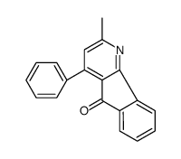2-methyl-4-phenylindeno[1,2-b]pyridin-5-one结构式