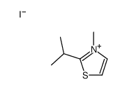 3-methyl-2-propan-2-yl-1,3-thiazol-3-ium,iodide Structure