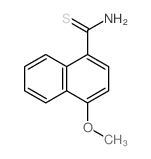4-methoxynaphthalene-1-carbothioamide Structure