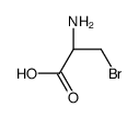 (2R)-2-amino-3-bromopropanoic acid Structure