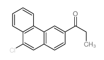 1-(9-chlorophenanthren-3-yl)propan-1-one Structure