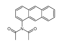 N-acetyl-N-anthracen-1-ylacetamide结构式