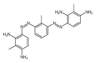 3,3'-[(2-methyl-m-phenylene)bis(azo)]bistoluene-2,6-diamine结构式