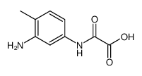 (3-amino-4-methyl-phenyl)-oxalamic acid结构式