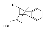 3,6-dimethyl-1,2,3,4,5,6-hexahydro-2,6-methanobenzo[d]azocin-11-ol hydrobromide Structure