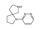 1-pyridazin-3-yl-1,7-diazaspiro[4.4]nonane结构式