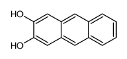 anthracene-2,3-diol结构式