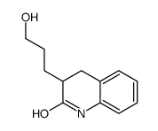 3-(3-hydroxypropyl)-3,4-dihydro-1H-quinolin-2-one结构式