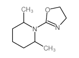 2,6-Dimethyl-1-(2-oxazolin-2-yl)piperidine结构式