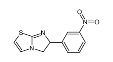 6-(3-nitro-phenyl)-5,6-dihydro-imidazo[2,1-b]thiazole Structure