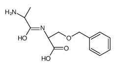 (2S)-2-[[(2S)-2-aminopropanoyl]amino]-3-phenylmethoxypropanoic acid结构式