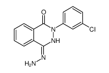 2-(3-chlorophenyl)-4-hydrazinylphthalazin-1-one Structure
