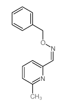 2-Pyridinecarboxaldehyde, 6-methyl-, O-(phenylmethyl)oxime structure