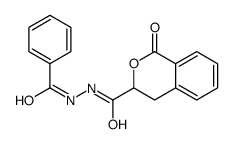 N'-benzoyl-1-oxo-3,4-dihydroisochromene-3-carbohydrazide Structure