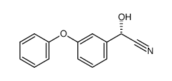 (R)-3-PHENOXY-MANDELONITRILE结构式