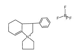 tetrafluoro-l4-borane, 3-phenyl-2,3,3a,4,5,6-hexahydrospiro[indole-1,1'-pyrrolidin]-1-ium salt Structure