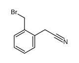 2-[2-(bromomethyl)phenyl]acetonitrile Structure