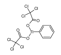 phenylthallium(III) bis(trichloroacetate)结构式
