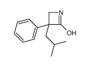 3-Isobutyl-3-phenylazetidin-2-one structure
