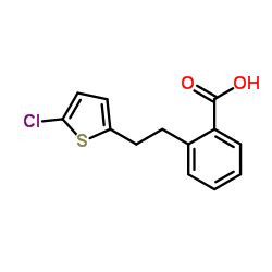 2-[2-(5-Chloro-2-thienyl)ethyl]benzoic acid Structure