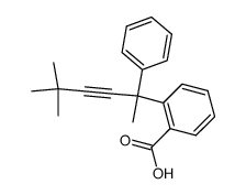 2-(1,4,4,-trimethyl-1-phenyl-2-pentynyl)benzoic acid Structure